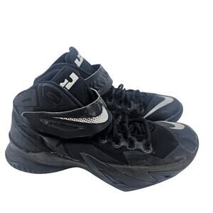 Nike Zoom Lebron Soldier VIII Black Basketball Sneaker Shoe Men's Size 9